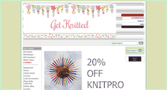 Desktop Screenshot of getknitted.com