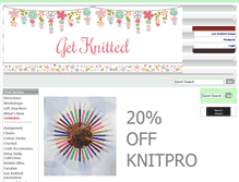 Tablet Screenshot of getknitted.com